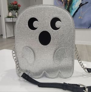 New TIKTOK VIRAL SILVER GLITTER GHOST crossbody bag